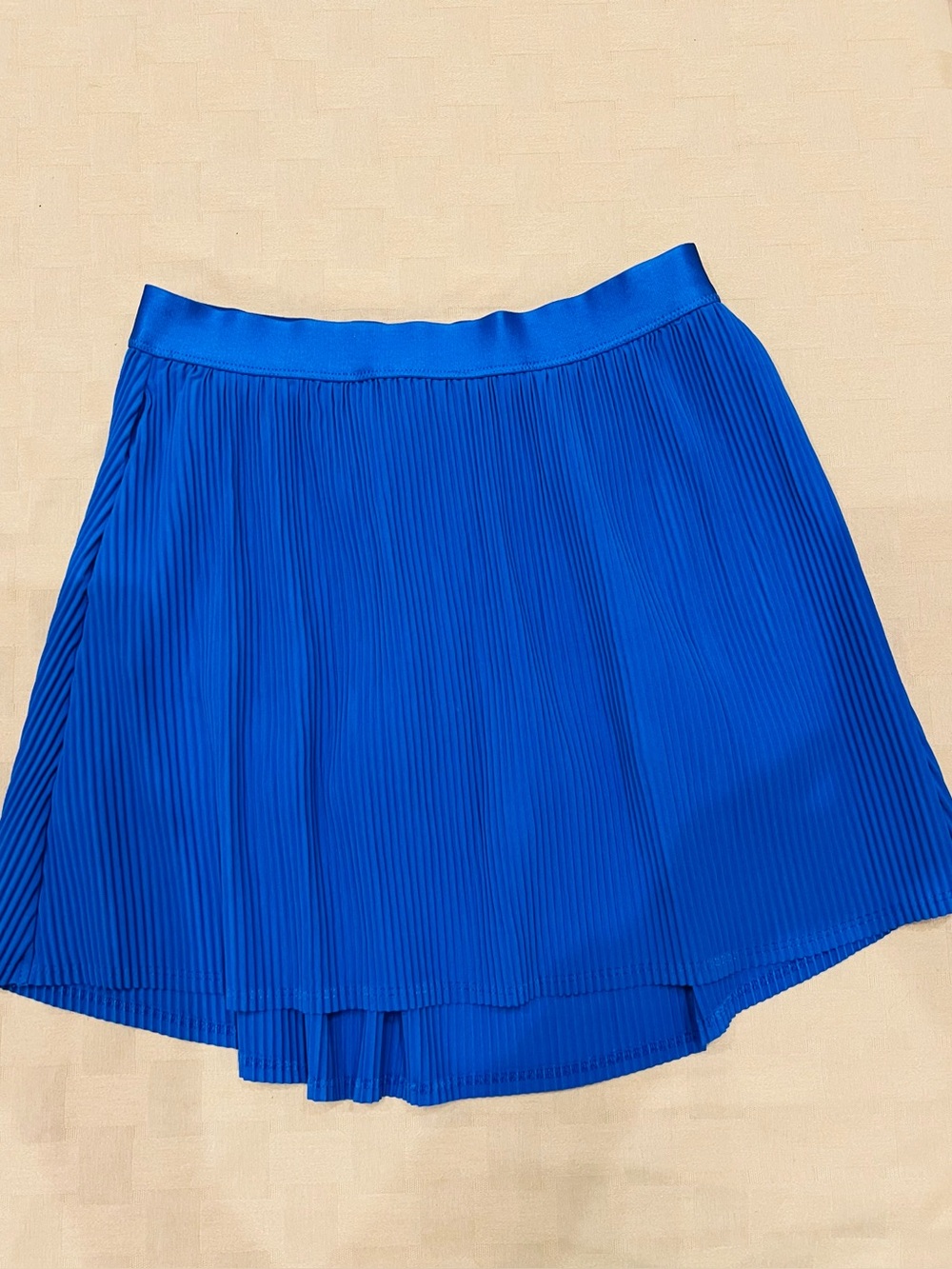 Blue Pleated All in Motion Tennis Skort w/ Pockets and Stretchy Shorts, Girls XL